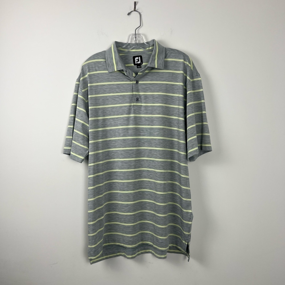 FootJoy FJ Men's Striped Performance Golf Polo - Size XL